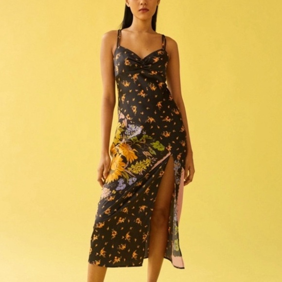 Urban Outfitters Floral Midi Dress - Picture 2 of 12